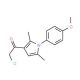 2-chloro-1-[1-(4-methoxyphenyl)-2,5-dimethyl-1H-pyrrol-3-yl]ethanone - chemical structure image