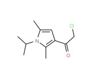 2-chloro-1-(1-isopropyl-2,5-dimethyl-1H-pyrrol-3-yl)ethanone - chemical structure image