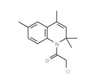 2-Chloro-1-(2,2,4,6-tetramethyl-2H-quinolin-1-yl)-ethanone - chemical structure image