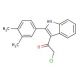 2-chloro-1-[2-(3,4-dimethylphenyl)-1H-indol-3-yl]ethanone - chemical structure image