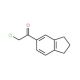 2-chloro-1-(2,3-dihydro-1H-inden-5-yl)ethanone (CAS 41202-24-8) - chemical structure image