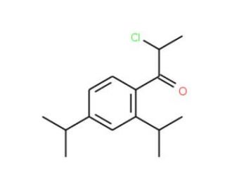 2-Chloro-1-(2,4-diisopropyl-phenyl)-propan-1-one - chemical structure image