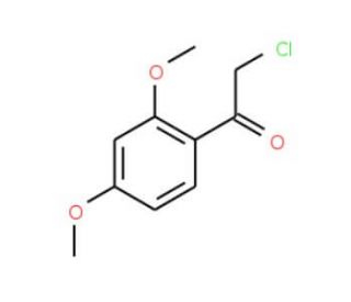 2-Chloro-1-(2,4-dimethoxy-phenyl)-ethanone (CAS 4783-90-8) - chemical structure image