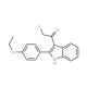 2-chloro-1-[2-(4-ethoxyphenyl)-1H-indol-3-yl]ethanone - chemical structure image