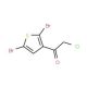 2-chloro-1-(2,5-dibromothien-3-yl)ethanone (CAS 69746-86-7) - chemical structure image
