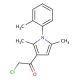 2-chloro-1-[2,5-dimethyl-1-(2-methylphenyl)-1H-pyrrol-3-yl]ethan-1-one - chemical structure image