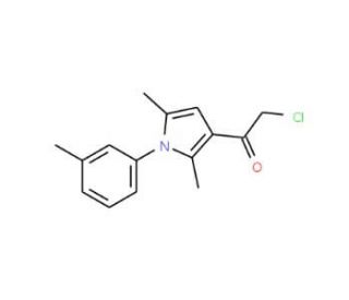 2-chloro-1-[2,5-dimethyl-1-(3-methylphenyl)-1H-pyrrol-3-yl]ethan-1-one - chemical structure image