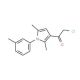 2-chloro-1-[2,5-dimethyl-1-(3-methylphenyl)-1H-pyrrol-3-yl]ethan-1-one - chemical structure image