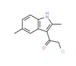 2-Chloro-1-(2,5-dimethyl-1H-indol-3-yl)ethanone - chemical structure image