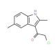 2-Chloro-1-(2,5-dimethyl-1H-indol-3-yl)ethanone - chemical structure image