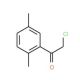 2-Chloro-1-(2,5-dimethyl-phenyl)-ethanone (CAS 50690-11-4) - chemical structure image