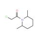 2-Chloro-1-(2,6-dimethyl-piperidin-1-yl)-ethanone (CAS 33681-23-1) - chemical structure image