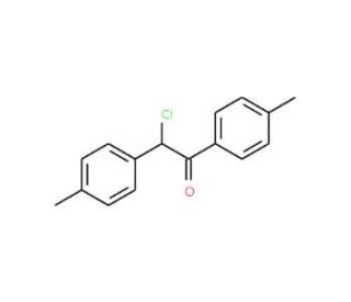2-Chloro-1,2-di-p-tolyl-ethanone (CAS 71193-32-3) - chemical structure image