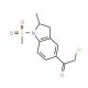 2-chloro-1-[2-methyl-1-(methylsulfonyl)-2,3-dihydro-1H-indol-5-yl]ethanone - chemical structure image