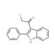 2-chloro-1-(2-phenyl-1H-indol-3-yl)ethanone - chemical structure image