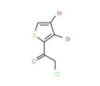 2-Chloro-1-(3,4-dibromo-2-thienyl)-1-ethanone - chemical structure image