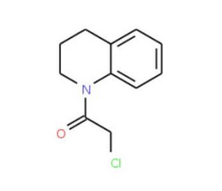 2-Chloro-1-(3,4-dihydro-2H-quinolin-1-yl)-ethanone (CAS 28668-58-8) - chemical structure image