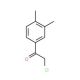 2-Chloro-1-(3,4-dimethyl-phenyl)-ethanone (CAS 50690-08-9) - chemical structure image