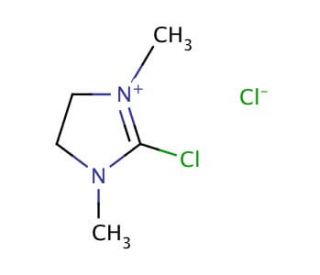 2-Chloro-1,3-dimethylimidazolinium chloride (CAS 37091-73-9) - chemical structure image