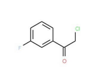 2-Chloro-1-(3-fluorophenyl)ethanone (CAS 53688-18-9) - chemical structure image