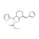 2-Chloro-1-(3-furan-2-yl-7-furan-2-ylmethylene-3,3a,4,5,6,7-hexahydro-indazol-2-yl)-ethanone - chemical structure image
