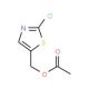 (2-Chloro-1,3-thiazol-5-yl)methyl acetate (CAS 339018-65-4) - chemical structure image