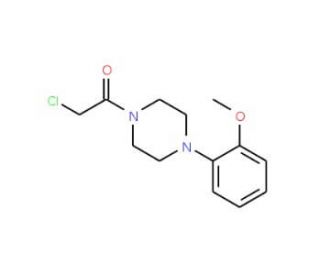 2-Chloro-1-[4-(2-methoxy-phenyl)-piperazin-1-yl]-ethanone - chemical structure image