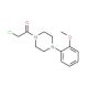 2-Chloro-1-[4-(2-methoxy-phenyl)-piperazin-1-yl]-ethanone - chemical structure image