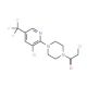 2-Chloro-1-{4-[3-chloro-5-(trifluoromethyl)-2-pyridinyl]piperazino}-1-ethanone - chemical structure image