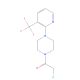 2-Chloro-1-{4-[3-(trifluoromethyl)pyridin-2-yl]piperazin-1-yl}ethan-1-one (CAS 260392-48-1) - chemical structure image