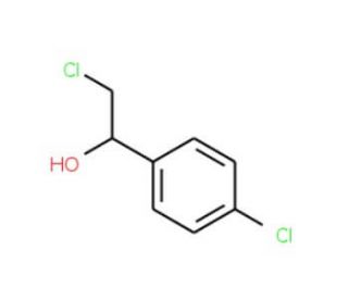 2-Chloro-1-(4-chloro-phenyl)-ethanol (CAS 6378-66-1) - chemical structure image