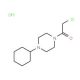 2-Chloro-1-(4-cyclohexyl-piperazin-1-yl)-ethanonehydrochloride - chemical structure image