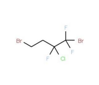 2-Chloro-1,4-dibromo-1,1,2-trifluorobutane (CAS 378-13-2) - chemical structure image