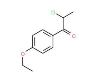 2-chloro-1-(4-ethoxyphenyl)propan-1-one - chemical structure image