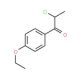 2-chloro-1-(4-ethoxyphenyl)propan-1-one - chemical structure image