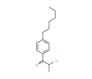 2-Chloro-1-(4-hexyl-phenyl)-propan-1-one - chemical structure image