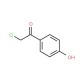 2-chloro-1-(4-hydroxyphenyl)ethanone (CAS 6305-04-0) - chemical structure image