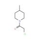 2-Chloro-1-(4-methyl-piperidin-1-yl)-ethanone (CAS 4593-20-8) - chemical structure image