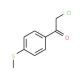 2-chloro-1-[4-(methylthio)phenyl]ethanone - chemical structure image