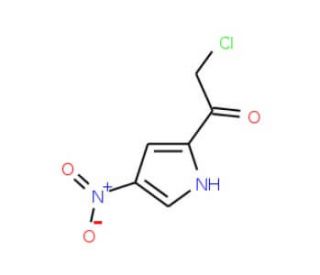 2-chloro-1-(4-nitro-1H-pyrrol-2-yl)ethanone (CAS 53391-46-1) - chemical structure image