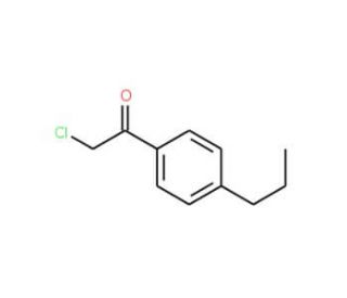 2-Chloro-1-(4-propyl-phenyl)-ethanone (CAS 105443-49-0) - chemical structure image