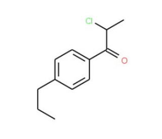 2-Chloro-1-(4-propyl-phenyl)-propan-1-one (CAS 132560-67-9) - chemical structure image