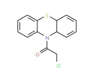 2-Chloro-1-(4a,10a-dihydro-phenothiazin-10-yl)-ethanone - chemical structure image