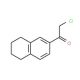 2-chloro-1-(5,6,7,8-tetrahydronaphthalen-2-yl)ethanone (CAS 5803-67-8) - chemical structure image