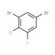2-Chloro-1,5-dibromo-3-fluorobenzene (CAS 202925-04-0) - chemical structure image