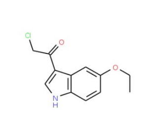 2-Chloro-1-(5-ethoxy-1H-indol-3-yl)ethanone - chemical structure image