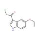 2-Chloro-1-(5-ethoxy-1H-indol-3-yl)ethanone - chemical structure image