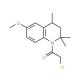2-Chloro-1-(6-methoxy-2,2,4-trimethyl-3,4-dihydro-2H-quinolin-1-yl)-ethanone (CAS 376371-15-2) - chemical structure image