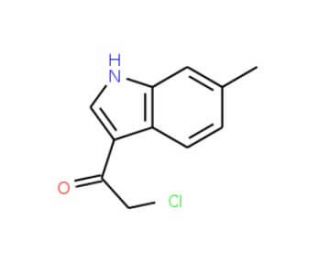 2-Chloro-1-(6-methyl-1H-indol-3-yl)ethanone - chemical structure image