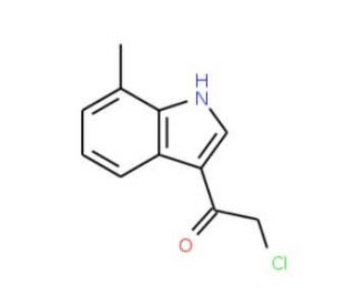 2-Chloro-1-(7-methyl-1H-indol-3-yl)ethanone - chemical structure image